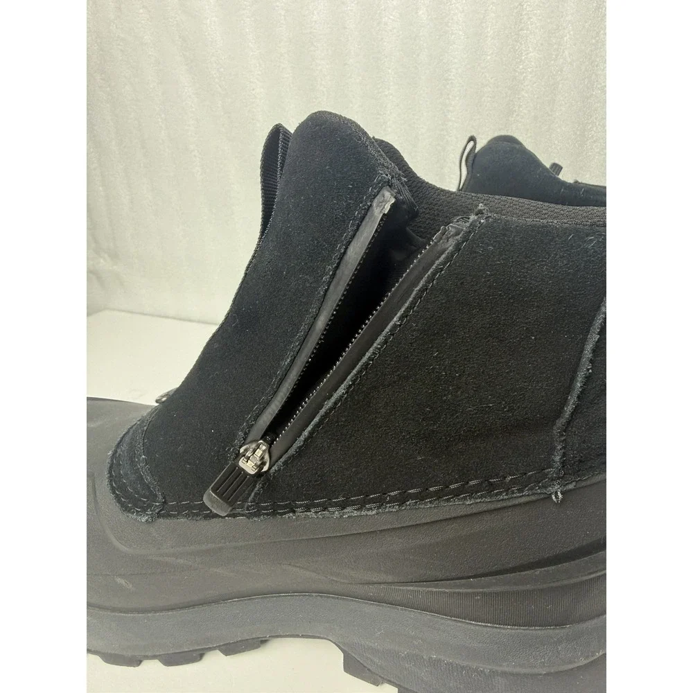 THE NORTH FACE MEN'S CHILKAT V ZIP WATERPROOF BOOTS SIZE 9 TNF BLACK NF0A5LW4